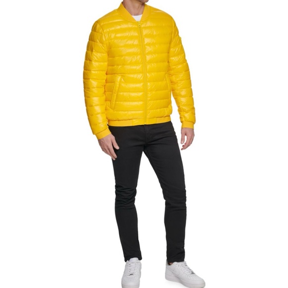 Yellow Guess Puffer - Picture 5 of 5